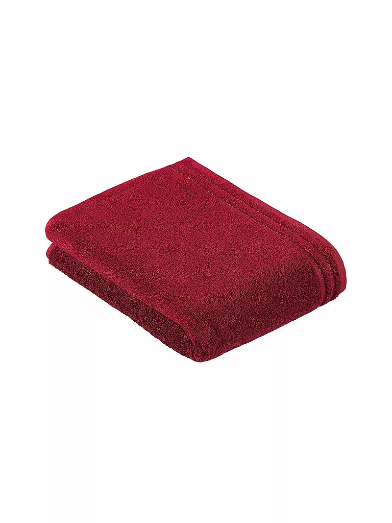 VOSSEN | Drap de douche CALYPSO FEELING 67x140cm Rubin | Rouge foncé
