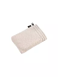 VOSSEN | Waschhandschuh CALYPSO FEELING 22x16cm Schwarz | Beige