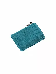 VOSSEN | Waschhandschuh CALYPSO FEELING 22x16cm Schwarz | Pétrole