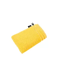 VOSSEN | Waschhandschuh CALYPSO FEELING 22x16cm Schwarz | Jaune