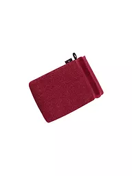 VOSSEN | Gant de toilette PURE 16x22cm Red Rock | Rouge foncé