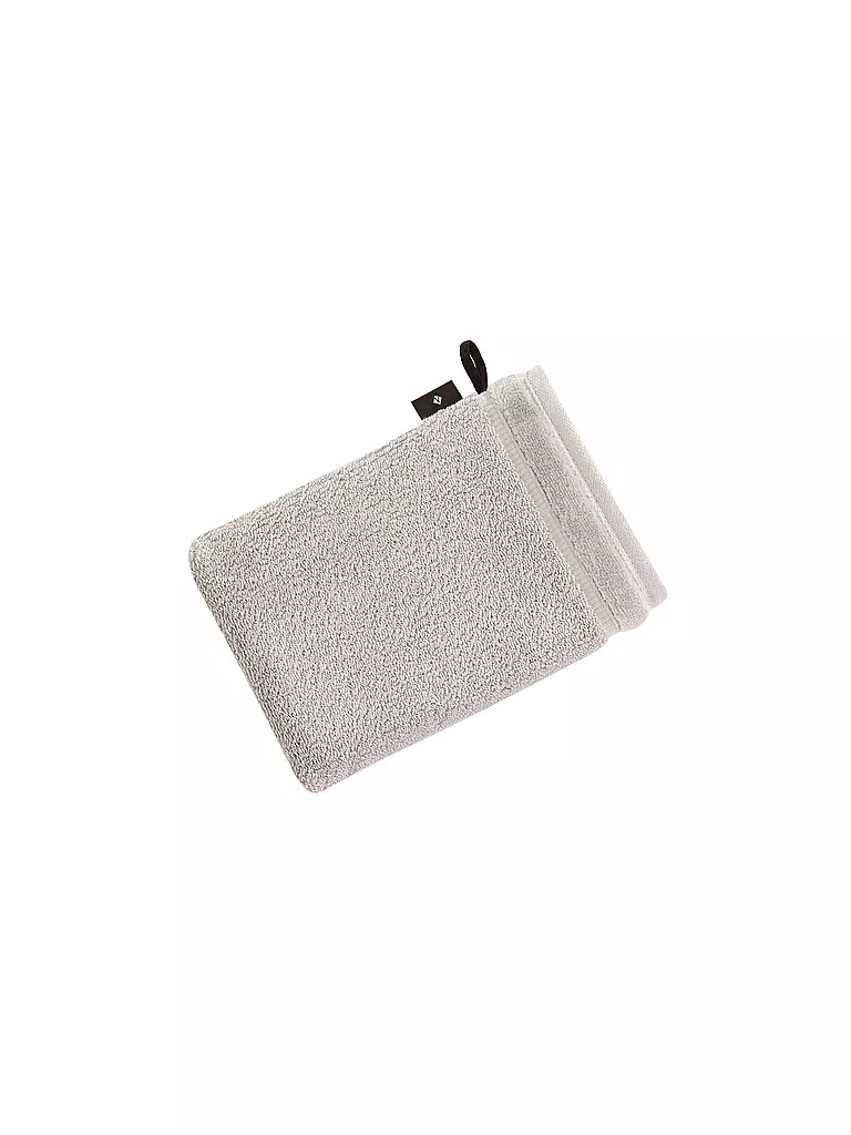 VOSSEN | Gant de toilette PURE 16x22cm Stone | silber