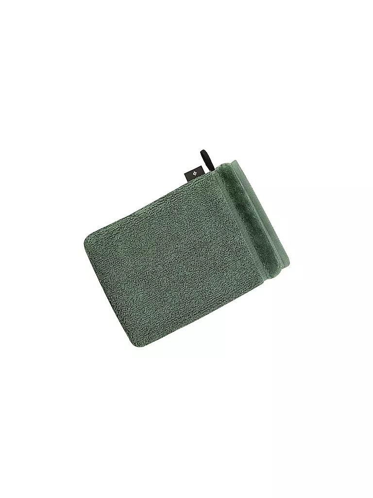 VOSSEN | Gant de toilette PURE 16x22cm Thé Vert | petrol