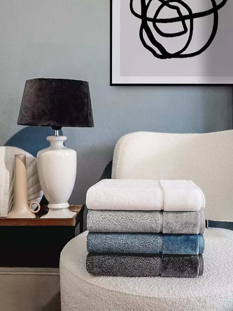 VOSSEN | Gant de toilette PURE 30x30cm Lavastone | grau