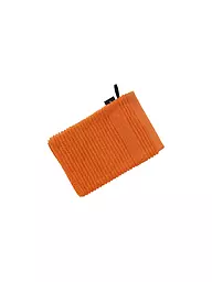 VOSSEN | Gant de toilette TOMORROW 22x16m Gris foncé | Orange