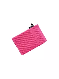 VOSSEN | Gant de toilette TOMORROW 22x16m Gris foncé | Rose vif