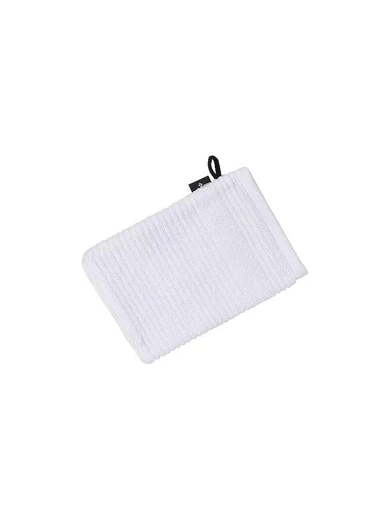 VOSSEN | Gant de toilette TOMORROW 22x16m Blanc | weiss