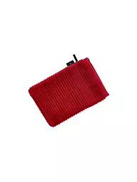 VOSSEN | Gant de toilette TOMORROW 22x16m Gris foncé | Rouge