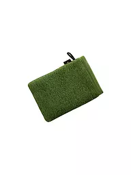 VOSSEN | Gant de toilette VEGAN LIFE 16x22cm Clover | Vert foncé