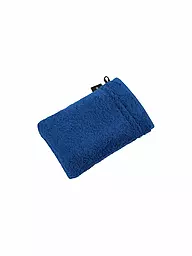 VOSSEN | Gant de toilette VIENNA STYLE SUPERSOFT 16x22cm Blanc | Bleu foncé