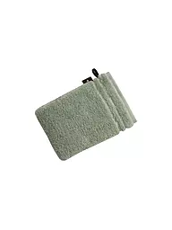 VOSSEN | Gant de toilette VIENNA STYLE SUPERSOFT 16x22cm Blanc | Vert