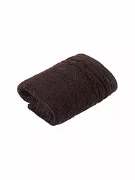 VOSSEN | Gant de toilette VIENNA STYLE SUPERSOFT 30x30cm Marron foncé | Marron