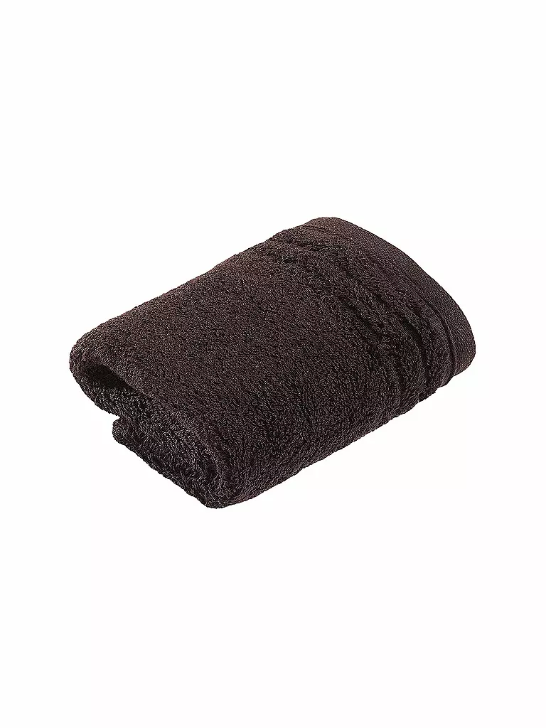 VOSSEN | Gant de toilette VIENNA STYLE SUPERSOFT 30x30cm Marron foncé | Marron