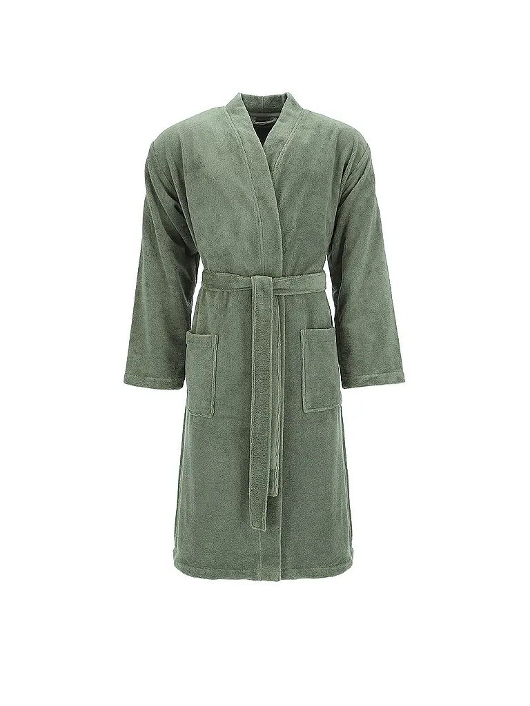 VOSSEN | Peignoir homme COSMO Detox Green | Vert foncé