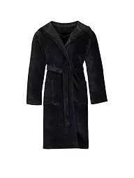 VOSSEN | Peignoir unisexe TEXAS Flanelle | Noir
