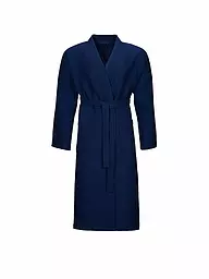 VOSSEN | Peignoir unisexe WELLINGTON-L Winternight | Bleu foncé