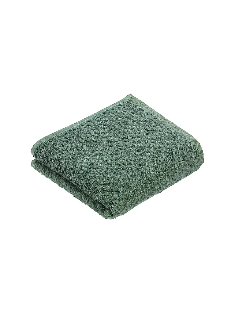 VOSSEN | Serviette 50x100cm GOLDEN CENTURY Evergreen | dunkelgrün