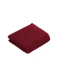 VOSSEN | Serviette 50x100cm GOLDEN CENTURY Evergreen | Rouge foncé