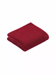 VOSSEN | Serviette CALYPSO FEELING 50x100cm Tournesol | Rouge foncé