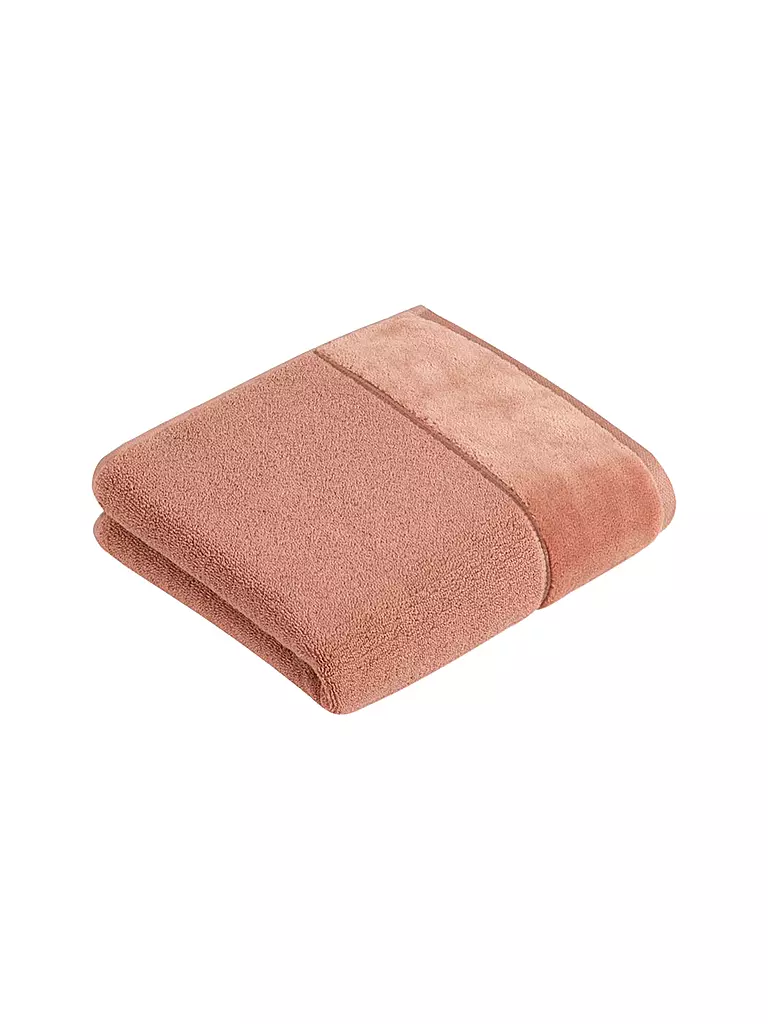 VOSSEN | Serviette d'invité PURE 40x60cm Red Wood | rosa