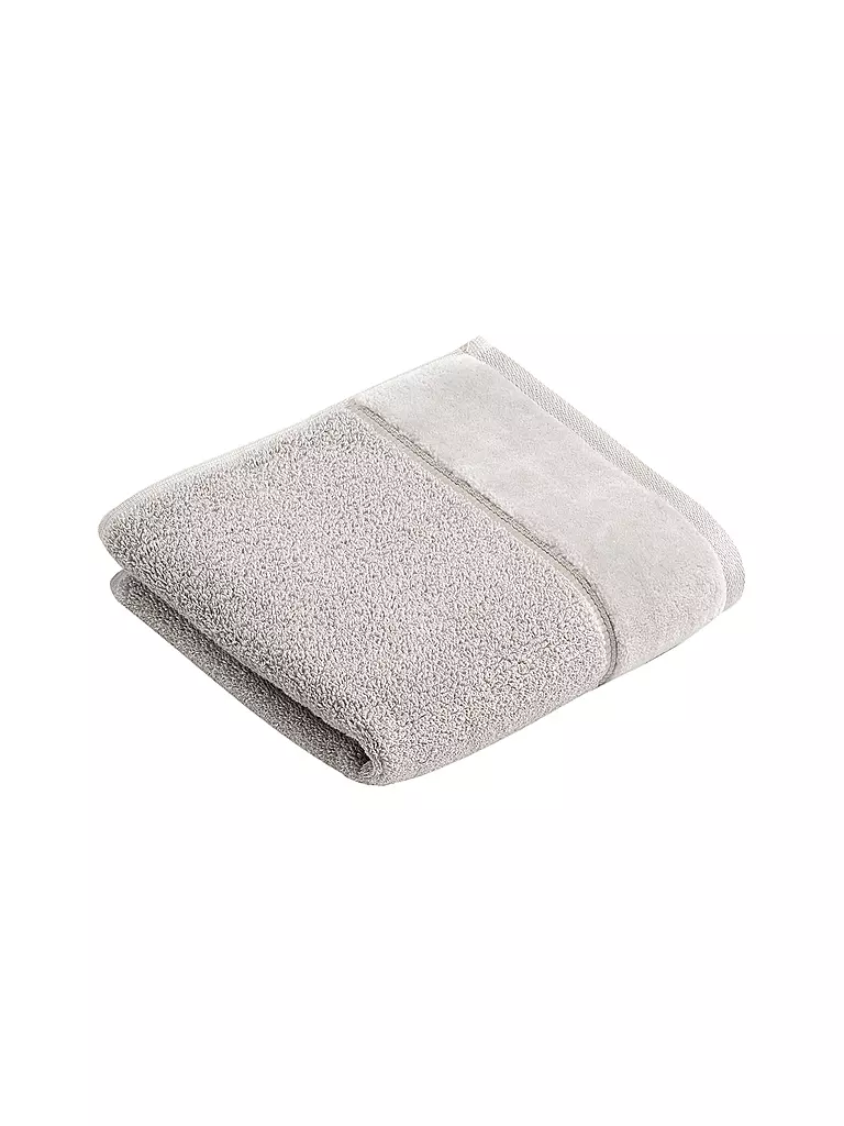 VOSSEN | Serviette d'invité PURE 40x60cm Stone | silber
