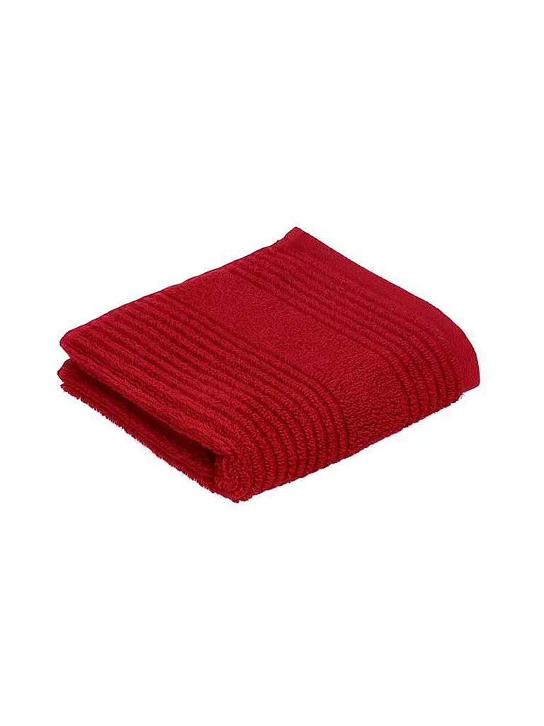 VOSSEN | Serviette d'invité TOMORROW 30x50cm Pourpre | rot