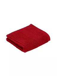 VOSSEN | Serviette d'invité TOMORROW 30x50cm Gris foncé | Rouge