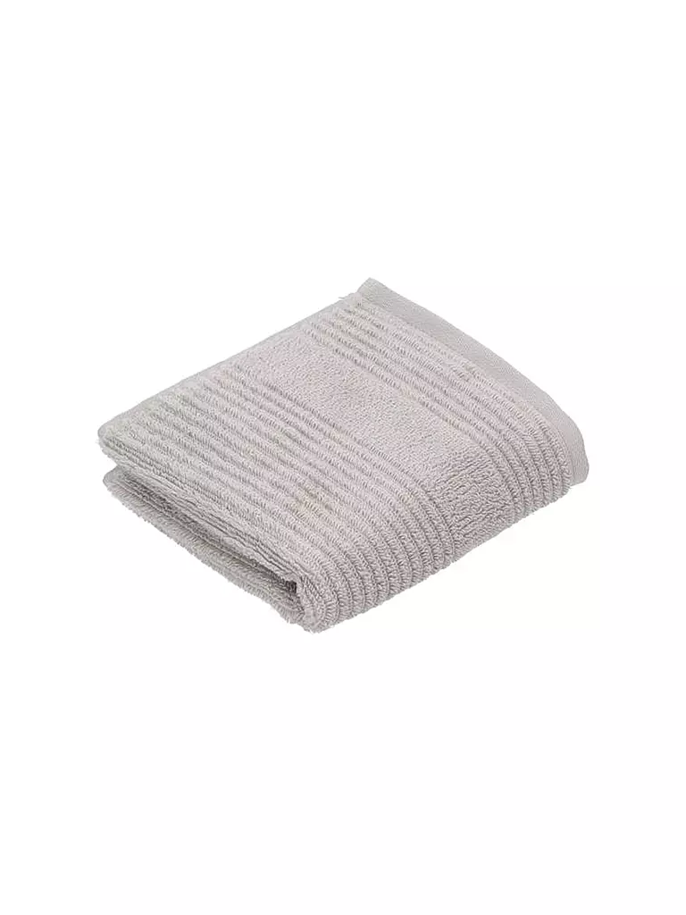 VOSSEN | Serviette d'invité TOMORROW 30x50cm Stone | hellgrau