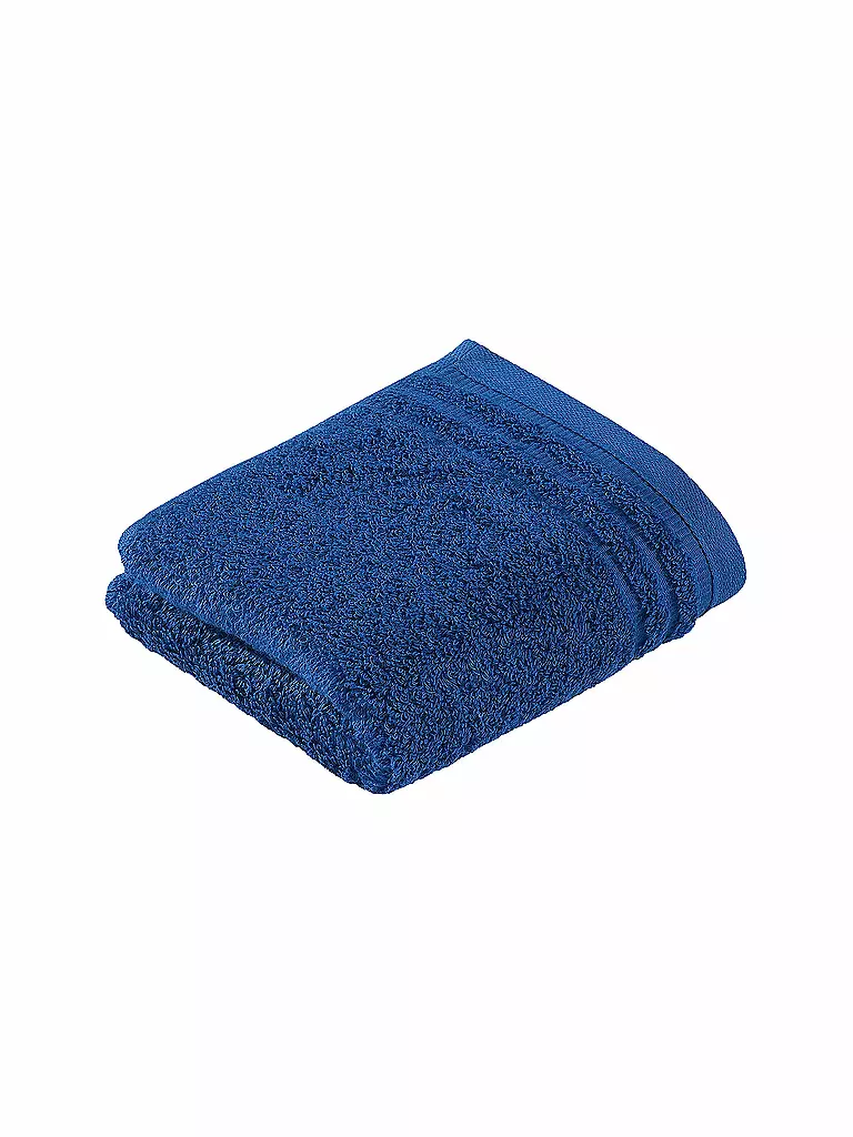 VOSSEN | Serviette d'invité VIENNA STYLE SUPERSOFT 30x50cm Bleu Profond | dunkelblau
