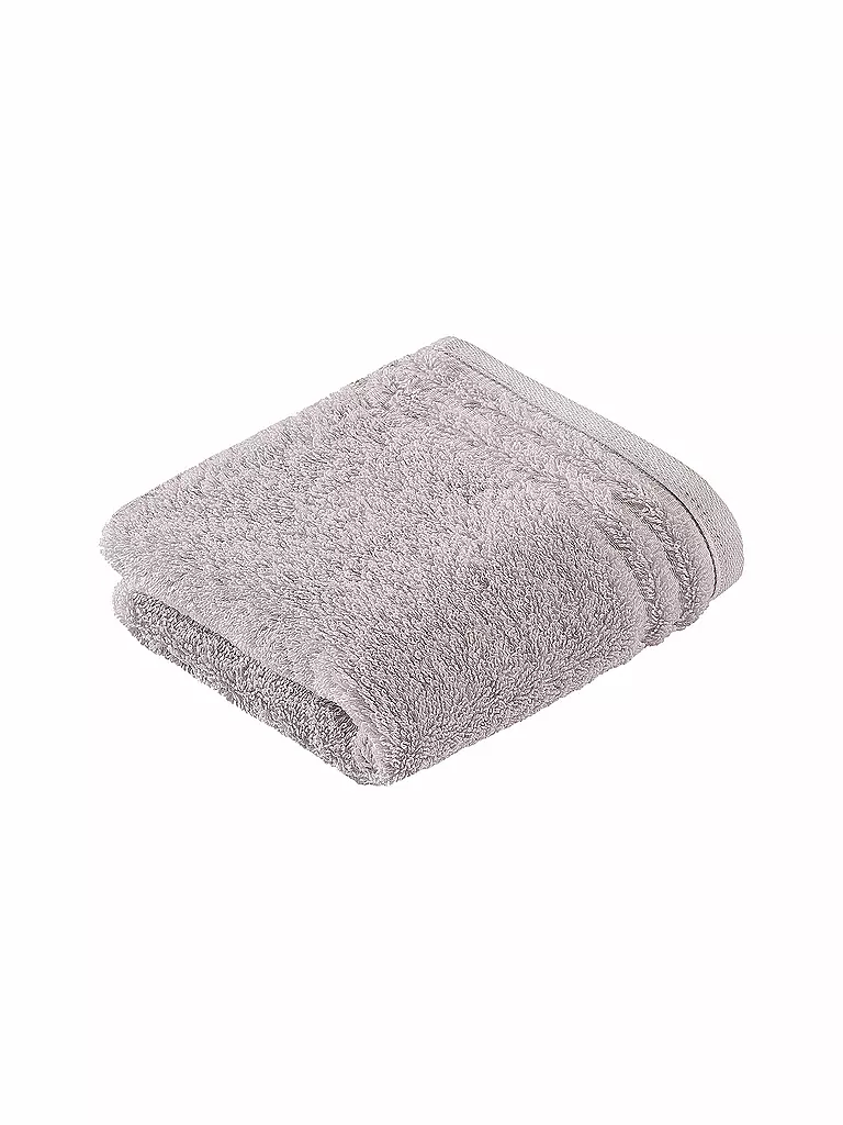 VOSSEN | Serviette d'invité VIENNA STYLE SUPERSOFT 30x50cm Gris clair | silber