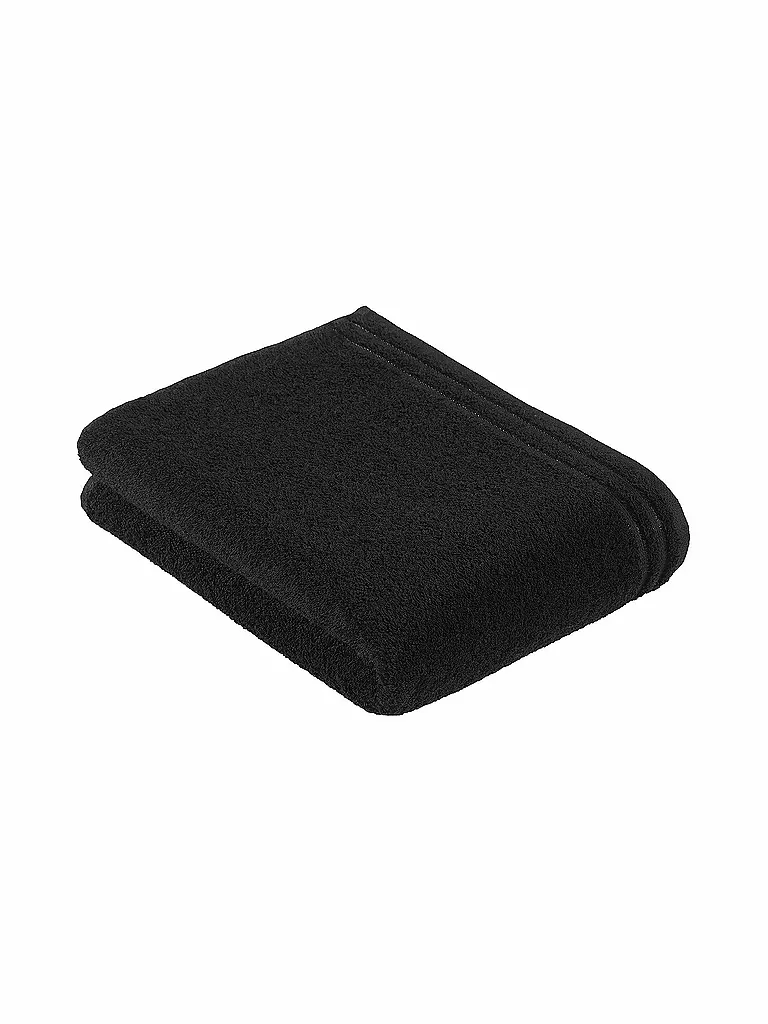 VOSSEN | Serviette de douche CALYPSO FEELING 67x140cm Noir | schwarz