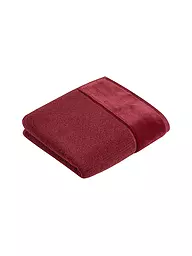 VOSSEN | Drap de douche "Pure" 67x140cm (Cosmos) | Rouge foncé