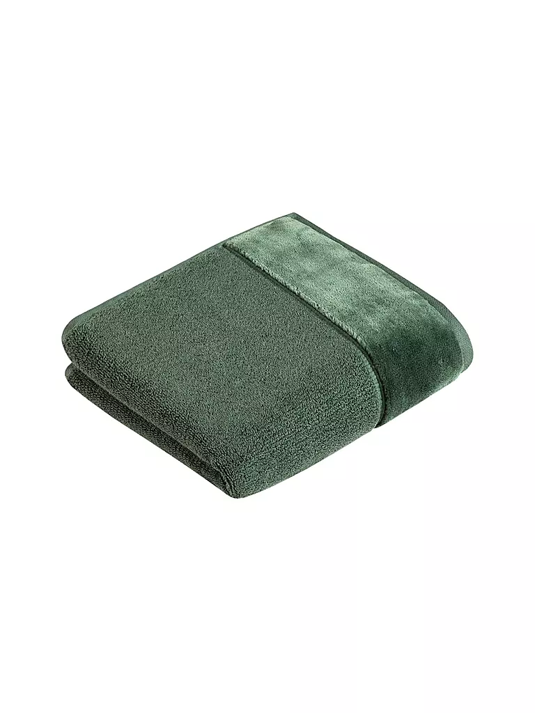 VOSSEN | Serviette de douche PURE 67x140cm Thé vert | petrol