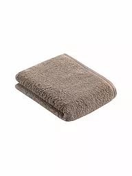 VOSSEN | Drap de douche VEGAN LIFE 67x140cm Bleu marine | Marron