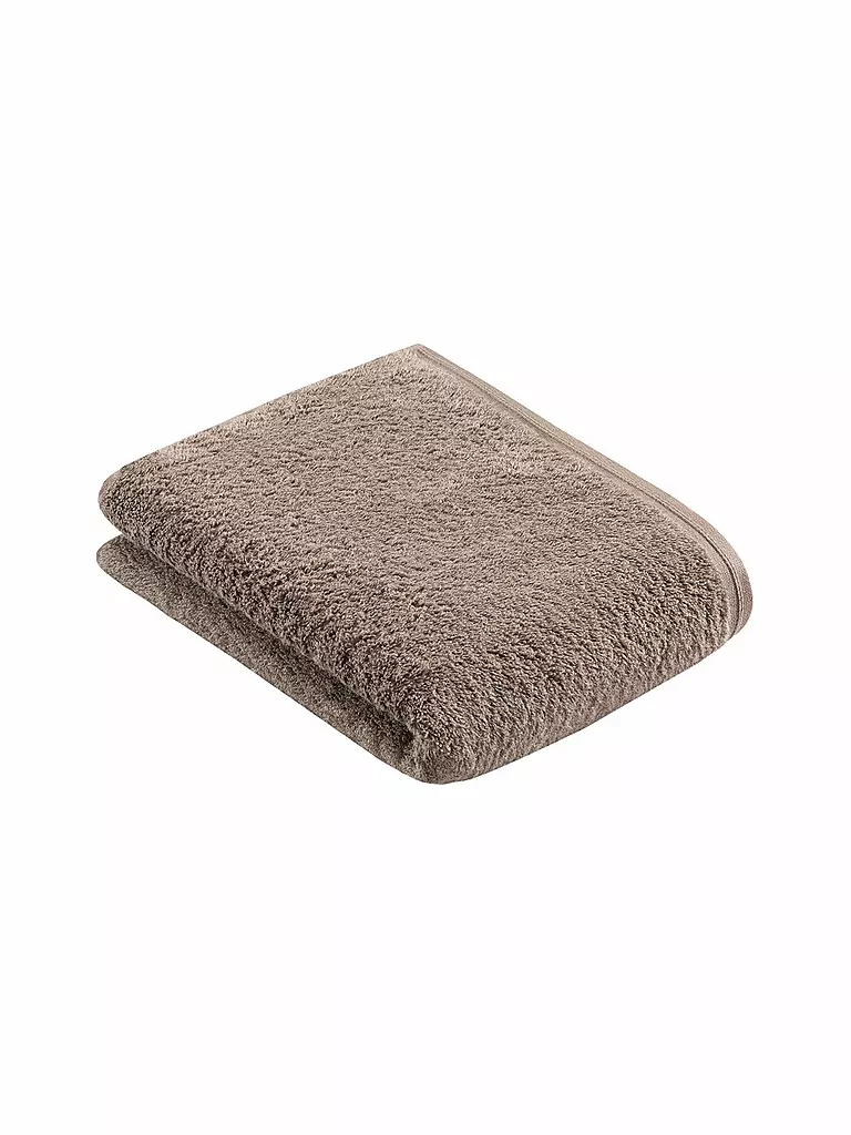 VOSSEN | Serviette de douche VEGAN LIFE 67x140cm Pepplestone | braun