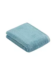 VOSSEN | Drap de douche VEGAN LIFE 67x140cm Bleu marine | Menthe