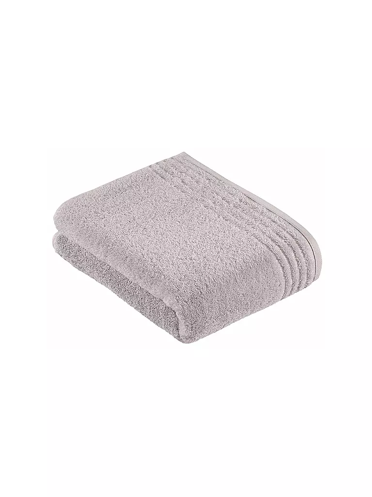 VOSSEN | Serviette de douche VIENNA STYLE SUPERSOFT 67x140cm Gris clair | silber