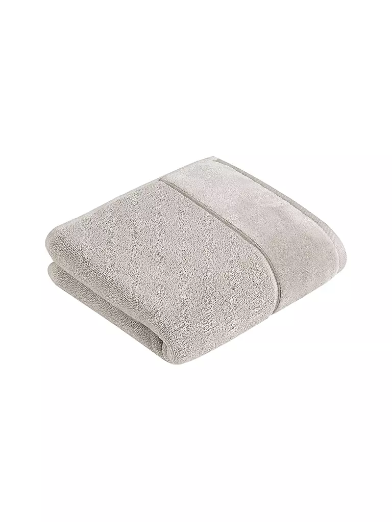VOSSEN | Serviette PURE 50x100cm Stone | silber