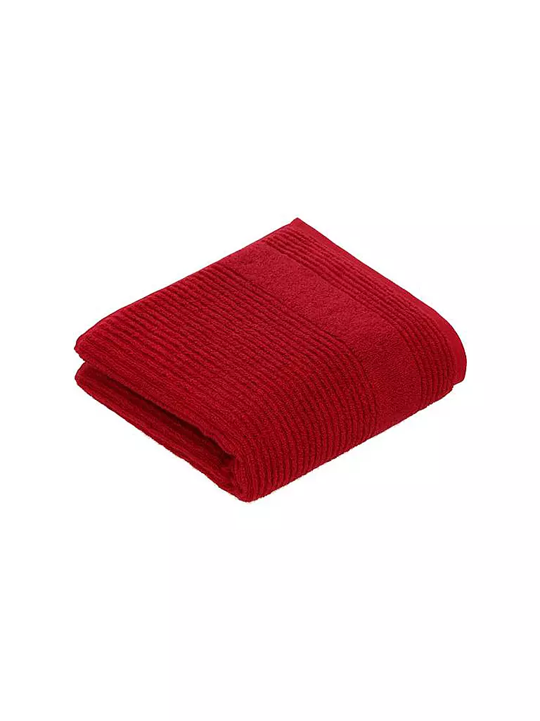 VOSSEN | Serviette TOMORROW 50x100cm Pourpre | rot