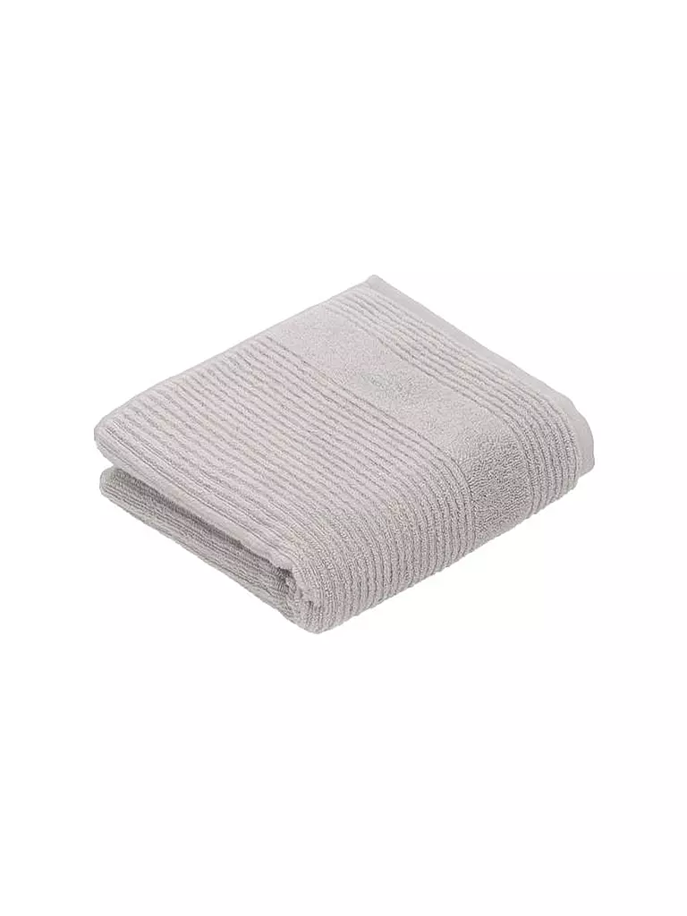 VOSSEN | Serviette TOMORROW 50x100cm Stone | hellgrau
