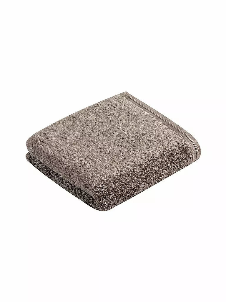 VOSSEN | Serviette VEGAN LIFE 50x100cm Pepplestone | braun