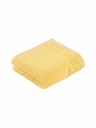 VOSSEN | Serviette VIENNA STYLE SUPERSOFT 50x100cm Blanc | Jaune