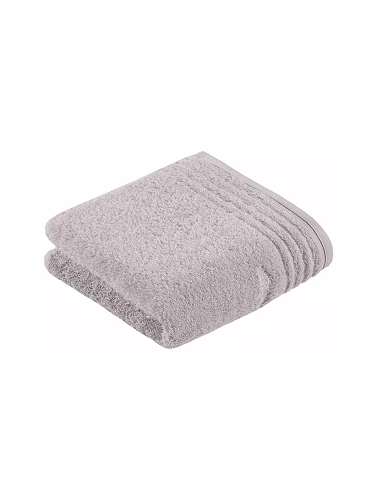 VOSSEN | Serviette VIENNA STYLE SUPERSOFT 50x100cm Gris clair | silber