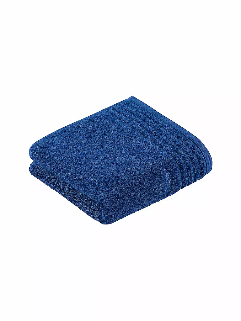 VOSSEN | Serviette VIENNA STYLE SUPERSOFT 60x110cm Bleu Profond | dunkelblau