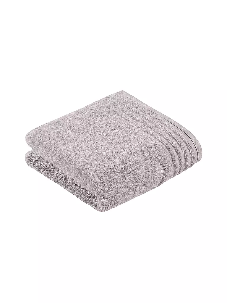 VOSSEN | Serviette VIENNA STYLE SUPERSOFT 60x110cm Gris clair | silber