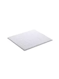 VOSSEN | Tapis de bain EXCLUSIVE 55x65cm Rubis | Blanc