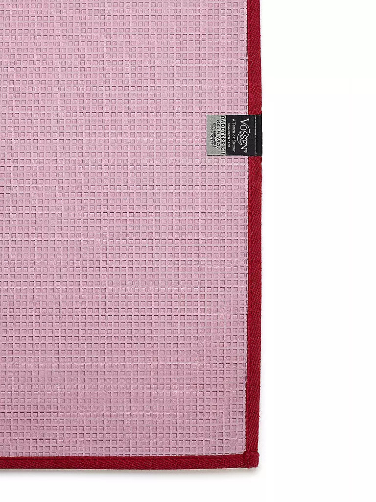 VOSSEN | Tapis de bain EXCLUSIVE 60x100cm Rubis | dunkelrot