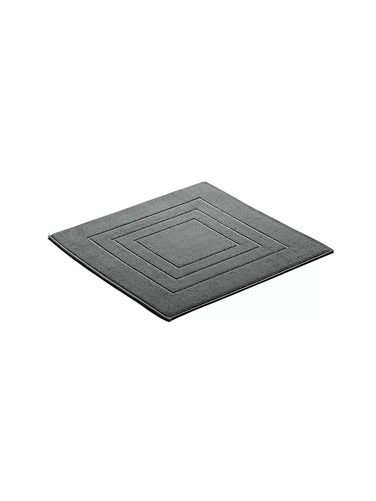VOSSEN | Tapis de bain FEELING 60x60cm Flanelle | grau