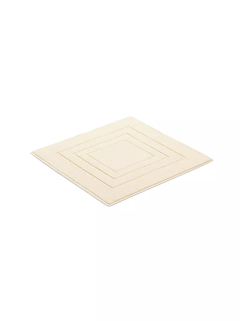 VOSSEN | Tapis de bain FEELING 60x60cm Ivoire | Beige