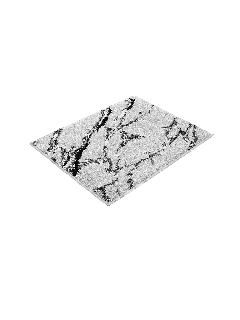 VOSSEN | Tapis de bain VOSSEN MARBLE 50x60cm Gris clair | hellgrau